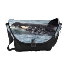 A bolsa mensageiro da baleia de assassino da orca