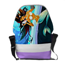 A bolsa mensageiro da praia da sereia