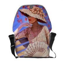 A bolsa mensageiro da senhora belas artes do Victo