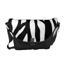 A bolsa mensageiro da zebra
