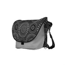 A bolsa mensageiro de Boho Medallian - cinza de ca