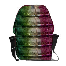 A bolsa mensageiro de cristal do rickshaw da arte 