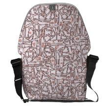 A BOLSA MENSAGEIRO DO COMPUTADOR TREKKIE