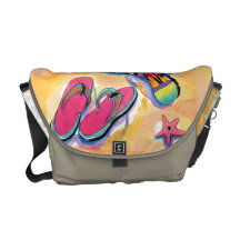 A bolsa mensageiro do flip-flop