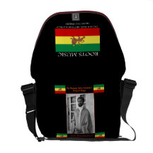 A bolsa mensageiro do rickshaw da reggae da música