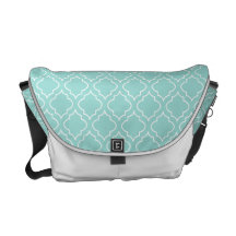 A bolsa mensageiro elegante do Aqua