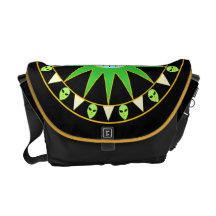 A bolsa mensageiro feita sob encomenda cósmica do 