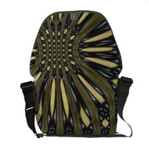 A bolsa mensageiro lunática do ~ do art deco
