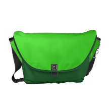 A bolsa mensageiro verde do rickshaw