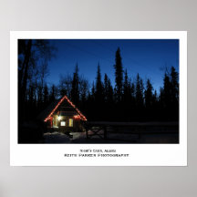 A cabine da noite, Alaska Posteres