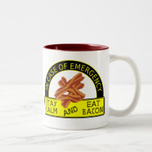 A calma da estada, come a caneca do bacon