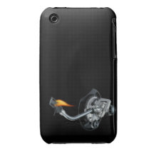 A capa de telefone DJ de Blackberry arma-se Capas De iPhone 3 Case-Mate