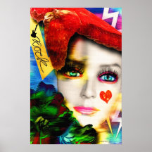 A cara do rock and roll posters