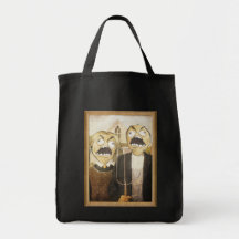 A cara Meme da raiva enfrenta a pintura elegante c Bolsa