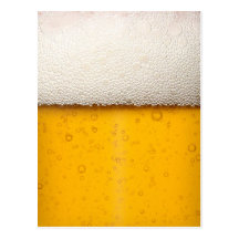 A cerveja borbulha Fim-Acima Cartões Postais