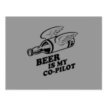 A CERVEJA É MEU COPILOTO CARTÕES POSTAIS
