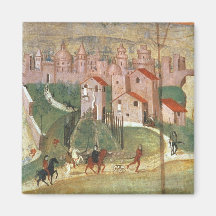 A cidade de Prato (fresco) Imãs De Geladeira