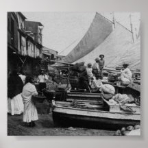 A Cidade do Panamá Panamá Markey 1907 Pôsteres