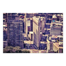 A construção de Flatiron - Nova Iorque Foto