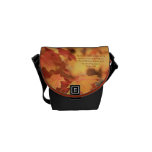 A cor do outono deixa o mini saco bolsas mensageiro da rickshaw