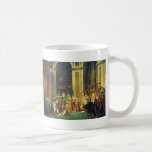 A coroação de Napoleon por Jacques Louis David Caneca