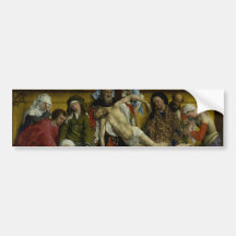 A descida de Rogier van der Weyden transversal Adesivos