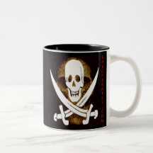 A epopeia pirateia a bandeira #5 caneca