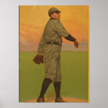 A era dourada do basebol - grande série do jarro posters