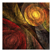 A espiral da arte abstracta da vida convite personalizados