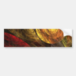 A espiral do autocolante no vidro traseiro da arte adesivos