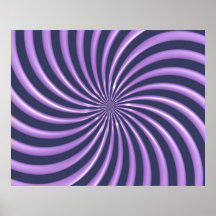 A espiral óptica da arte curva o triângulo 06 posters