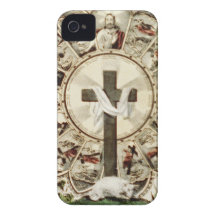 A estrada à cruz santamente capa iPhone 4 Case-Mate