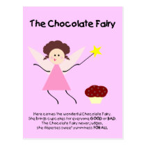 A fada do chocolate cartões postais