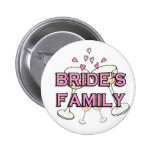 A família da noiva que Wedding botões da identific Botons