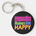 A ginástica das meninas faz-me o design feliz chaveiro