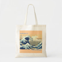 A grande onda fora de Kanagawa Bolsas Para Compras