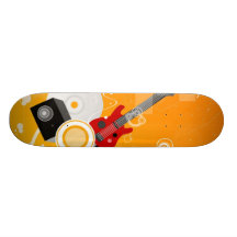 A guitarra vermelha skate