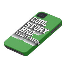 A história legal Bro diz-lhe outra vez o capa de i Capa De iPhone 4 Case-Mate