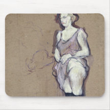 A inspeção médica: Prostituta loura, 1894 Mousepad