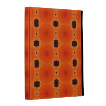A laranja circunda o caso in-folio do iPad