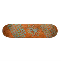 A laranja oxidou leão skates