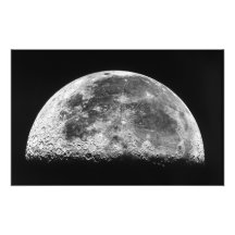 A lua impressão fotográficas