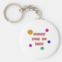 A mamãe ama-me melhor! chaveiros