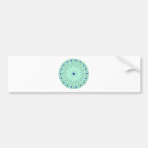 A mandala inspirou a flor azul pálido adesivos