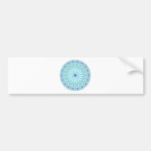 A mandala inspirou a flor dos azuis bebés adesivos