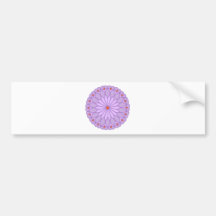 A mandala inspirou a flor pálida da lavanda adesivo