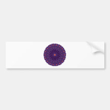 A mandala inspirou a flor roxa adesivos