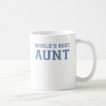 A melhor tia dos mundos caneca