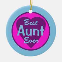 A melhor tia Nunca Personalized Foto Ornamento