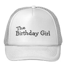 A menina do aniversário boné